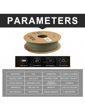 PLA Matte Standard Olive Green
