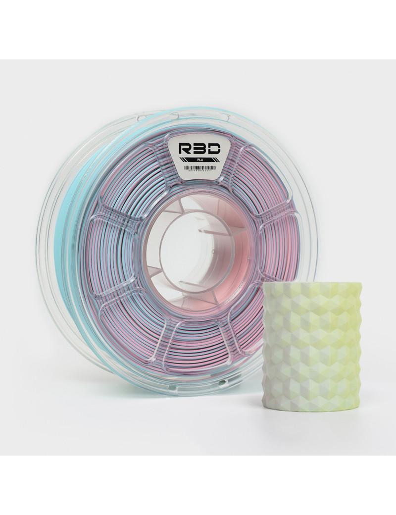 PLA Matte Tri-Color Blue-Green-Pink