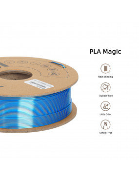 PLA Silk Dual-Color Black-Blue