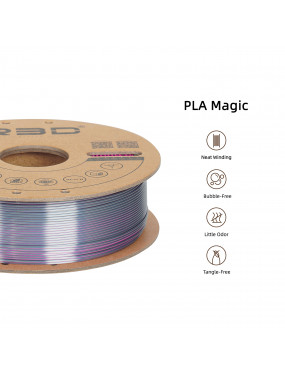 PLA Silk Dual-Color Black-Purple