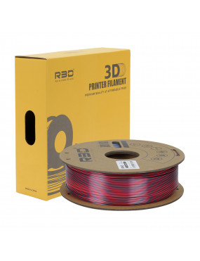 PLA Silk Dual-Color Black-Red