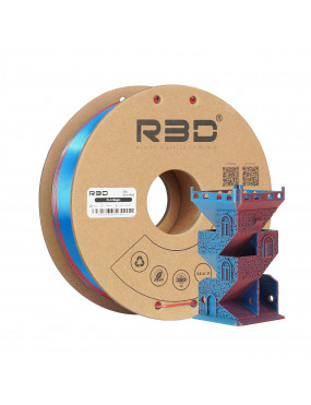 PLA Silk Dual-Color Blue-Red
