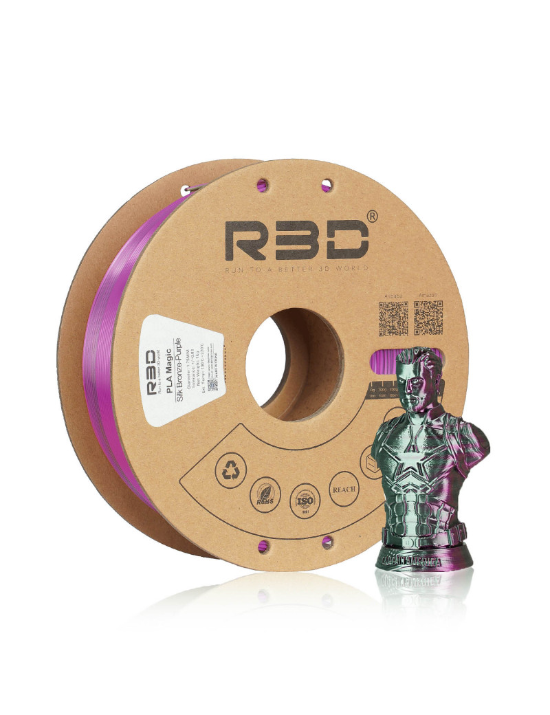 PLA Silk Dual-Color Bronze-Purple