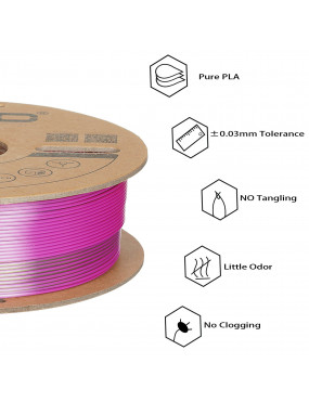 PLA Silk Dual-Color Bronze-Purple