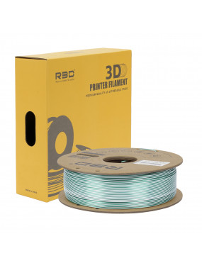PLA Silk Dual-Color Green-White