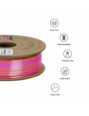PLA Silk Dual-Color Purple-Gold