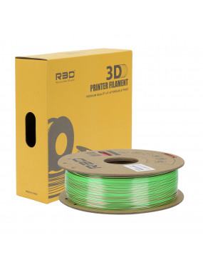 PLA Silk Dual-Color Red-Green