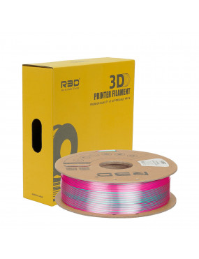 PLA Silk Dual-Color Rose Red-Jade