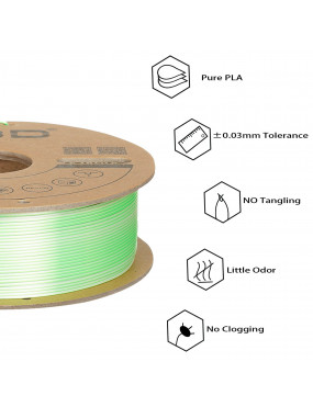 PLA Silk Dual-Color Spring