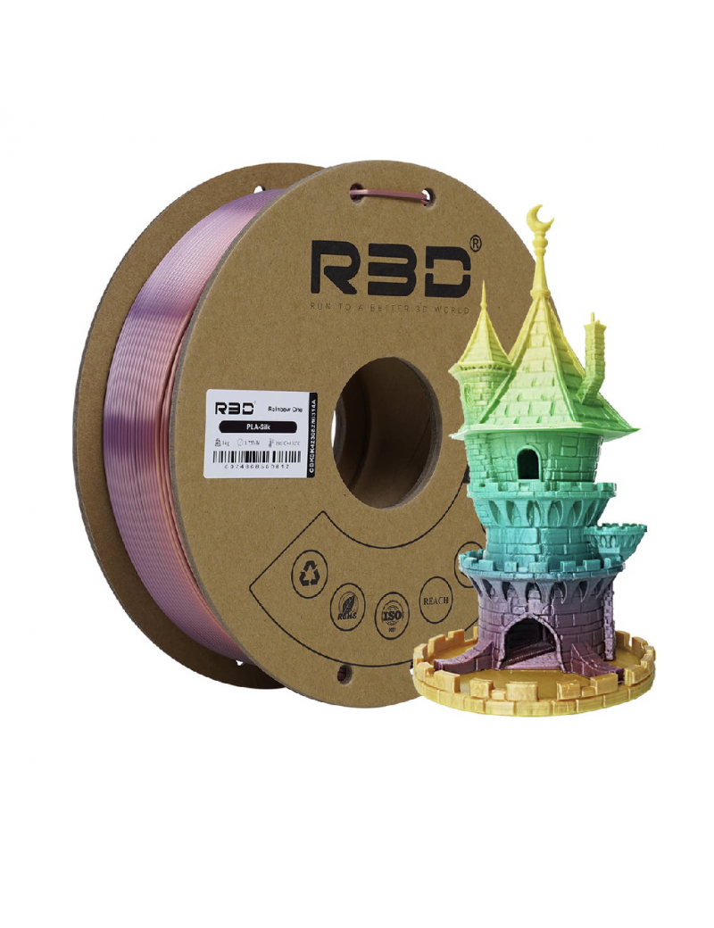 PLA Silk Filament (Rainbow One)