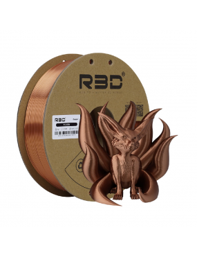 PLA Silk Filament (Solid Copper)