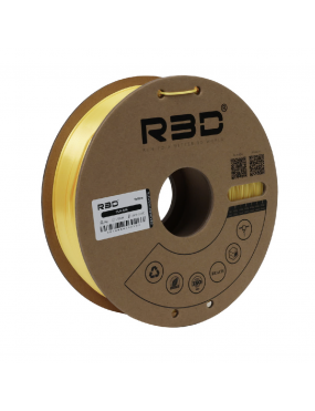 PLA Silk Filament (Solid Yellow)