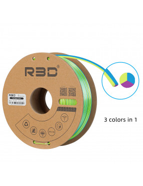 PLA Silk Tri-Color Blue-Purple-Yellow