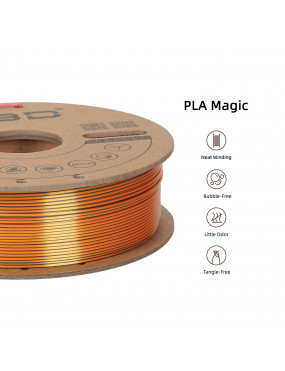 PLA Silk Tri-Color Gold-Copper-Black