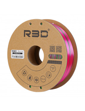 PLA Silk Tri-Color Gold-Green-Fuchsia