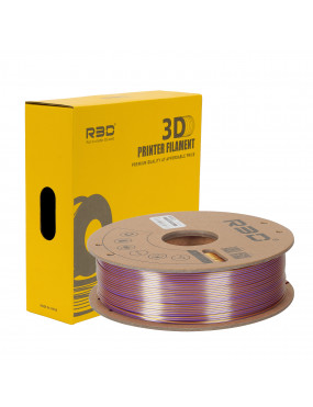 PLA Silk Tri-Color Red-Gold-Purple