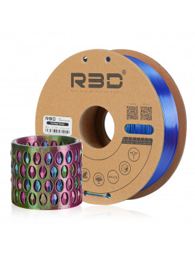 PLA Silk Tri-Color Rose Red-Green-Blue