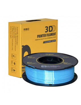PLA Silk Filament (Solid Blue)