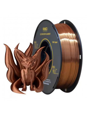PLA Silk Filament (Solid Copper)