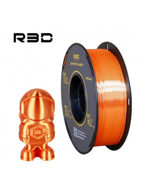 PLA Silk Filament (Solid Orange)