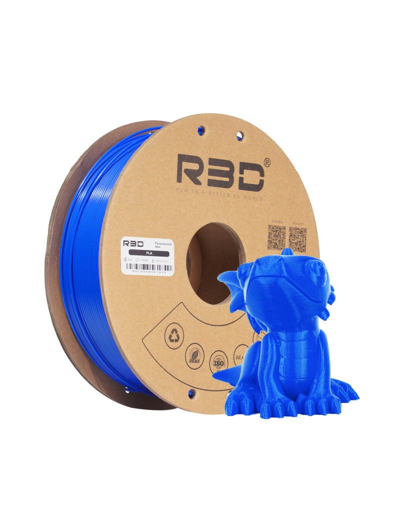 PLA Standard Filament (Fluorescent Blue)