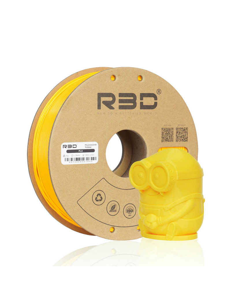 PLA Standard Filament (Fluorescent Yellow)