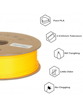 PLA Standard Filament (Fluorescent Yellow)