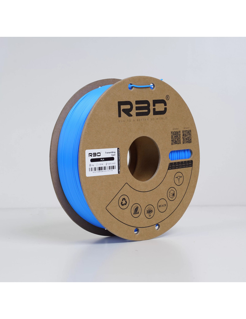PLA Standard Filament (Transmitting Blue)