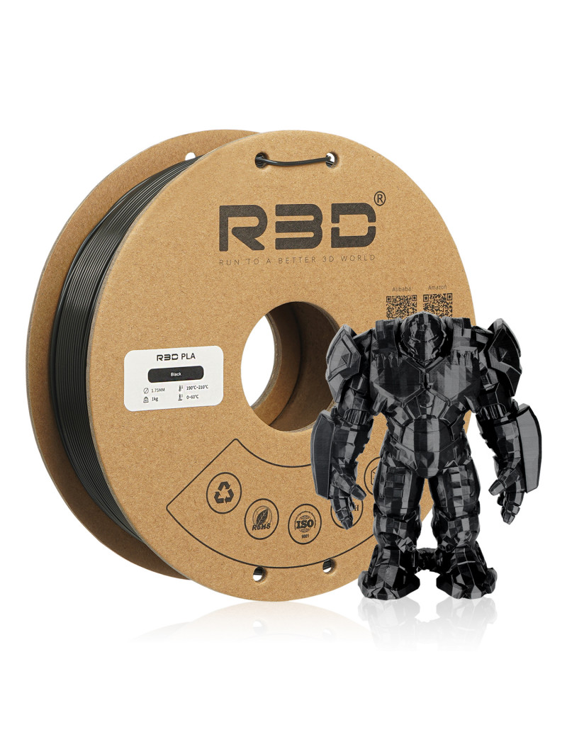 PLA Standard Filament ( Solid Black)