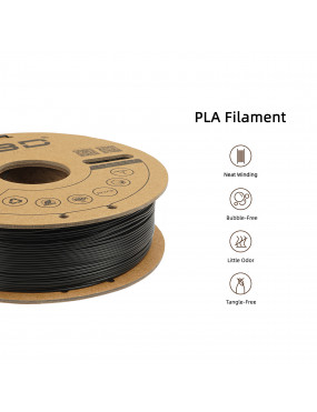 PLA Standard Filament ( Solid Black)