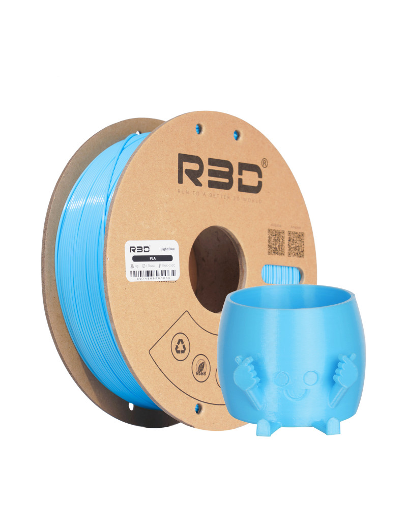 PLA Standard Filament (Solid Light Blue)