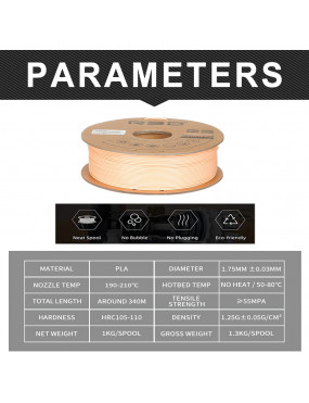 PLA Standard Filament (Solid Dark Skin)