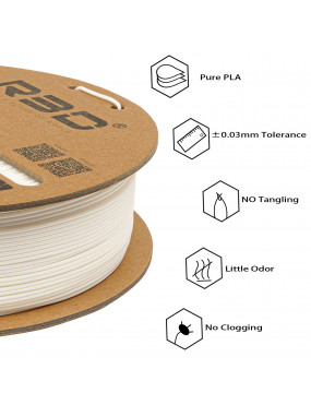 PLA Standard Filament (Solid White)
