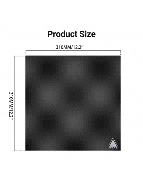 TENLOG Upgrade 3D Printer Borosilicate Glass Bed { Size:12.2''×12.2''×0.15'' (310x310x4mm)}