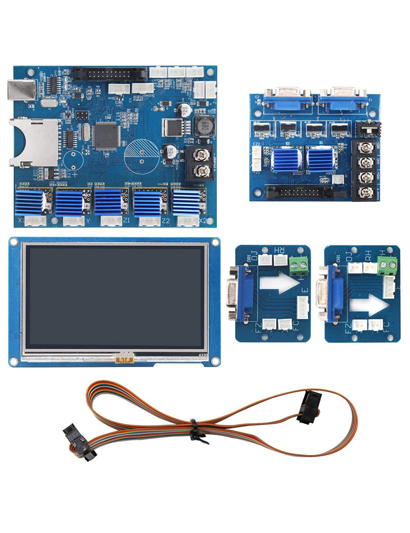 TENLOG Upgrade V1.1 3D Printer Mainboard Kit, 4.3'' Touch Color Screen,Silent Mainboards TMC2208 Drive Compatible TENLOG 3D Printer