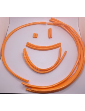 TL-D3 Rubber pre-cut Decorative Strips ( Orange )