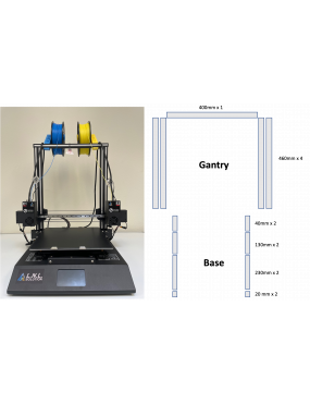 TL-D3 Rubber pre-cut Decorative Strips ( White )