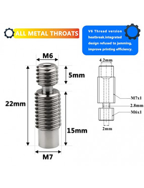 E3D V6 1.75mm titanium alloy TC4