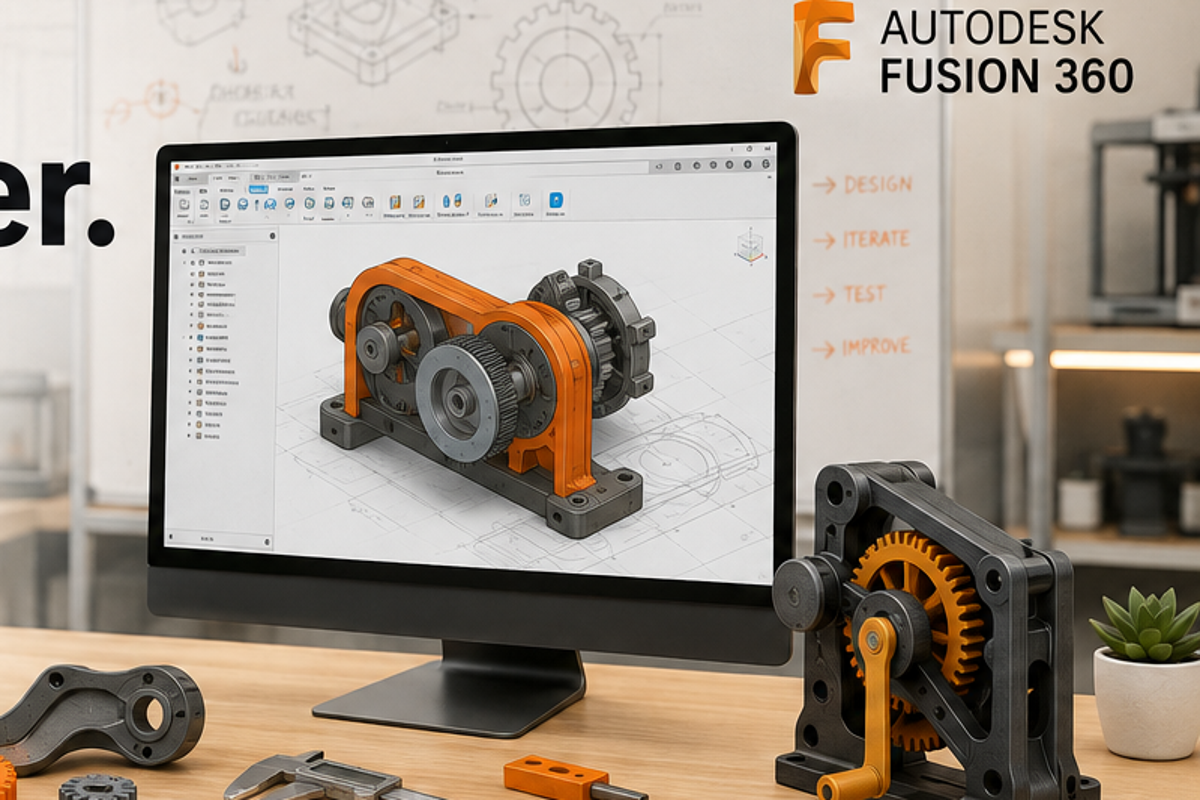 Instructor teaching students Blender 3D design at LNL 3D
