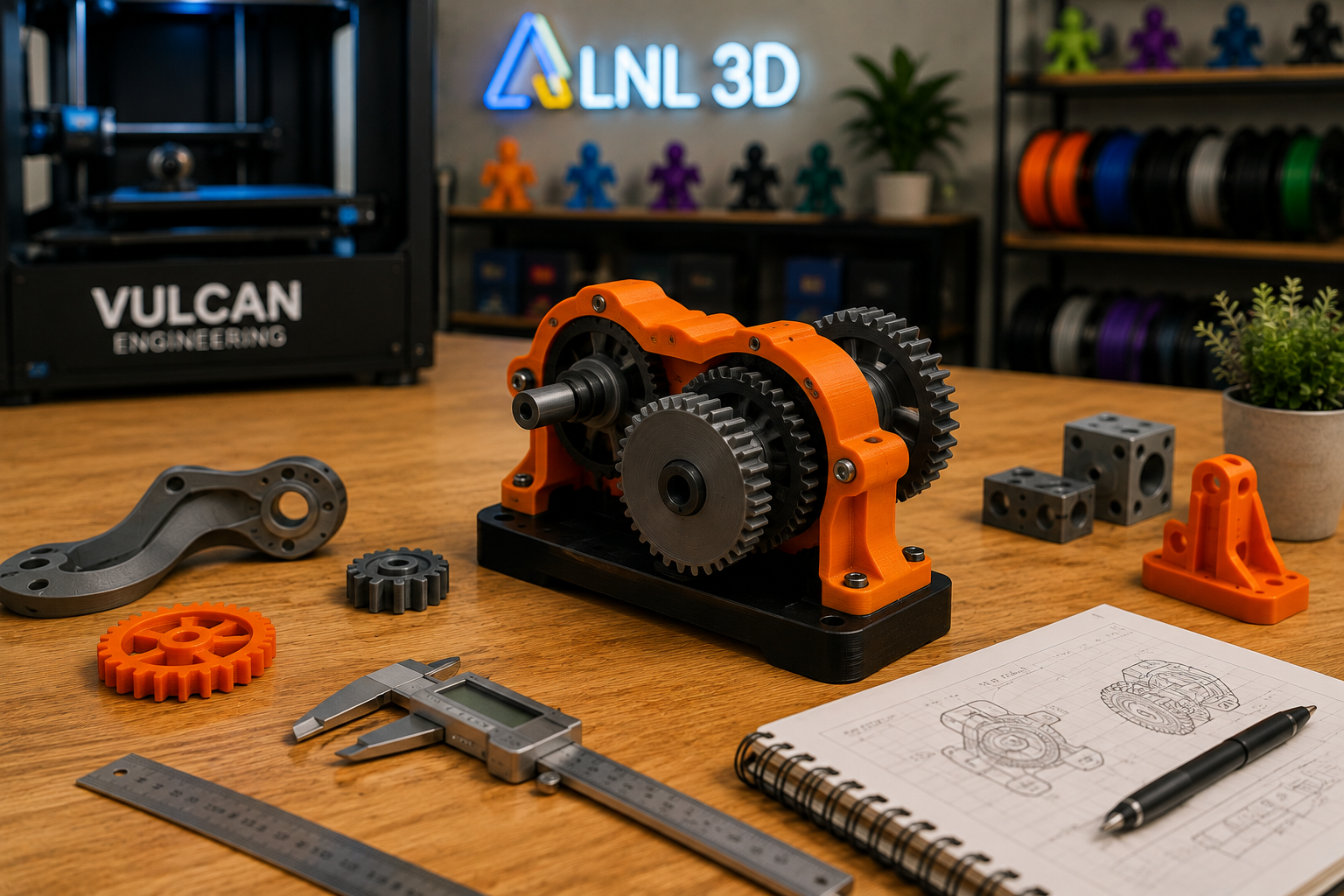 Creative 3D printed student project