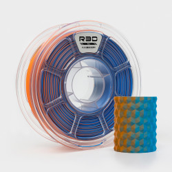 PLA Matte Dual-Color Blue-Orange PLA Matte Dual-Color Blue-Orange