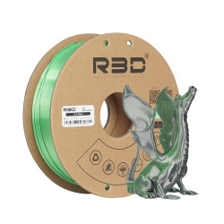 PLA Silk Dual-Color Black-Green PLA Silk Dual-Color Black-Green