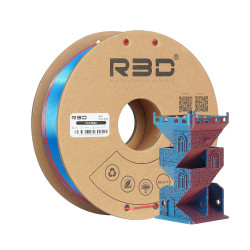PLA Silk Dual-Color Blue-Red PLA Silk Dual-Color Blue-Red