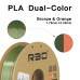 PLA Silk Dual-Color Bronze-Orange