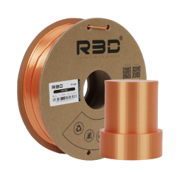 PLA Silk Filament (Solid Orange) PLA Silk Filament (Solid Orange)