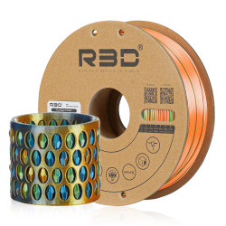 PLA Silk Tri-Color Blue-Green-Orange PLA Silk Tri-Color Blue-Green-Orange