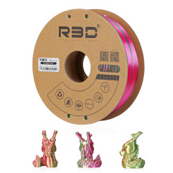PLA Silk Tri-Color Gold-Green-Fuchsia PLA Silk Tri-Color Gold-Green-Fuchsia