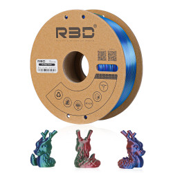 PLA Silk Tri-Color Red-Green-Blue PLA Silk Tri-Color Red-Green-Blue