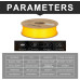 PLA Standard Filament (Fluorescent Yellow)