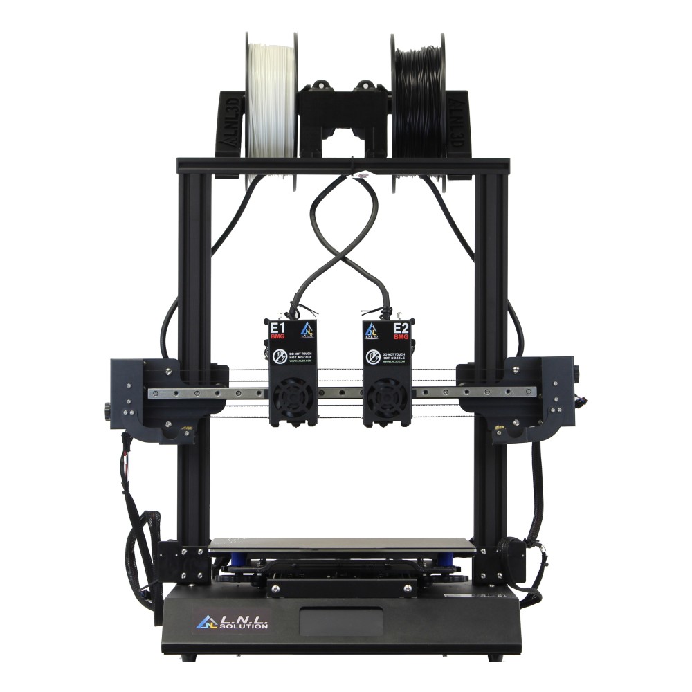 Enhanced TLD3 PRO Dual Extruder 3D Printer (with 600W Power, TMC2209